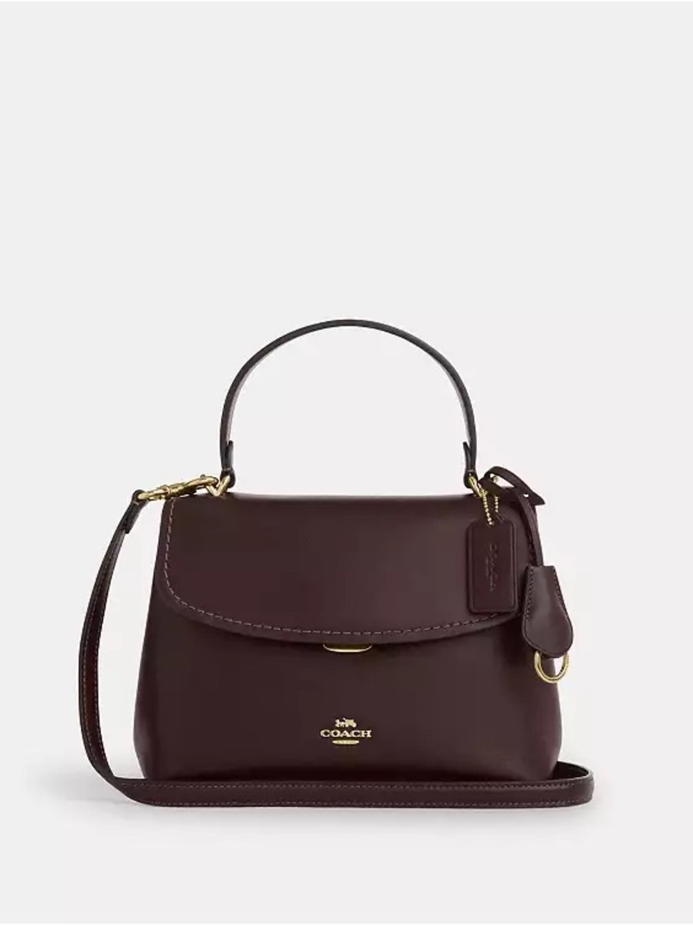 Coach Emory Top Handle in Gold & Espresso